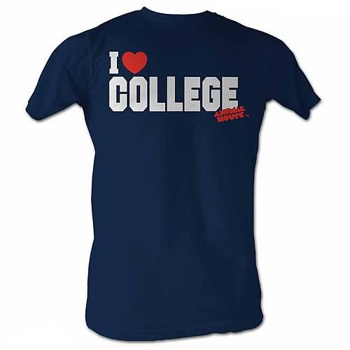 Animal House I Heart College Navy Blue T-Shirt